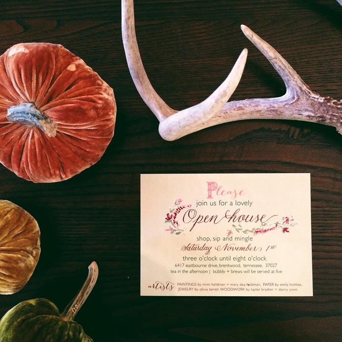 invitation styled