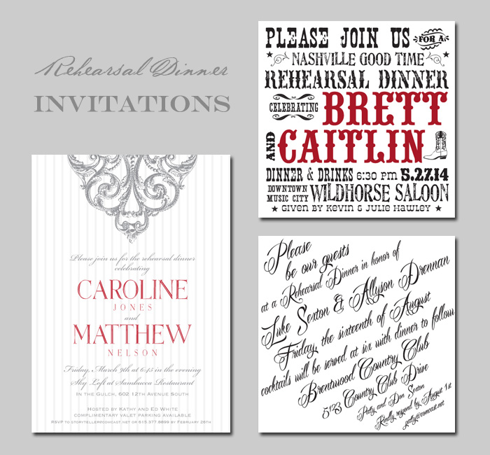 rehearsal dinner invites